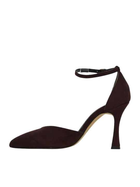 Burgundy Leather Heels