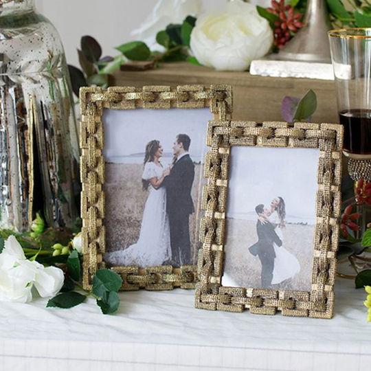 Interni Oggi Plastic Picture Frame with Gold Frame