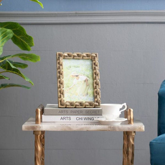 Interni Oggi Plastic Picture Frame with Gold Frame