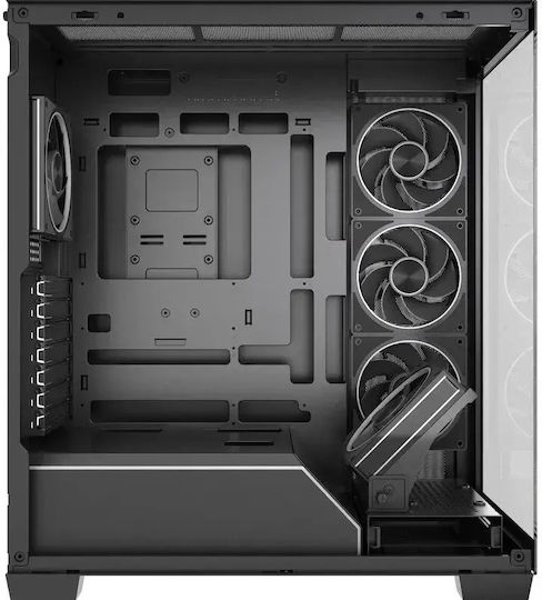 Mirage Mark 3 Gaming Midi Tower Computer Case with Side Window and ARGB Lighting Black