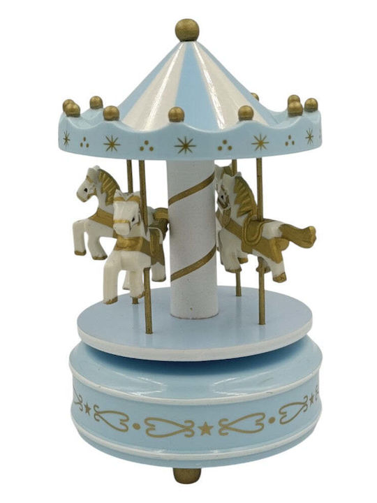 Trademarkt Pink Christmas Decorative Carousel with Music 18x11x11cm