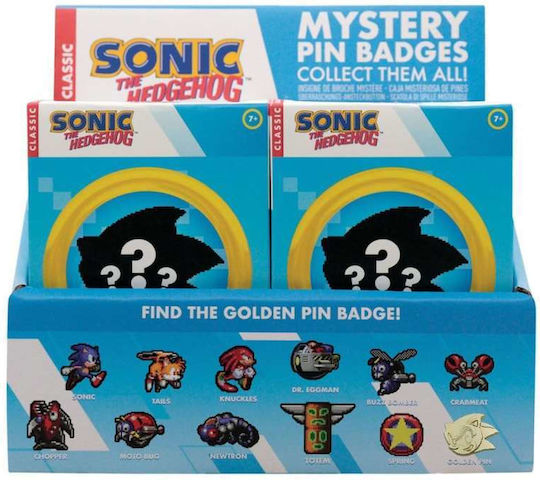 Sonic Hedgehog Mystery Abzeichen Blind Box Display Set 12 Stück