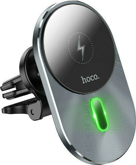 Hoco CA91 Magnetic Magsafe iPhone 12 Βάση Κινητού με Ασύρματη Φόρτιση 15W MagSafe Μαύρη Hoco CA91 Magnetic Magsafe iPhone 12 Βάση Κινητού με Ασύρματη Φόρτιση 15W MagSafe Μαύρη