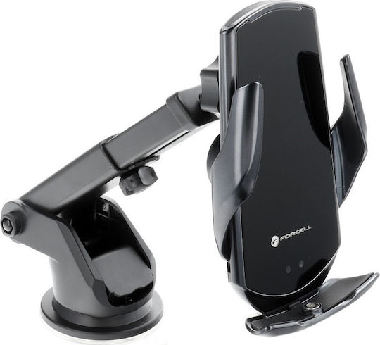 Forcell HS1 Suport Telefon 4.7" - 7.2" cu Încărcare Wireless 15W Negru Forcell HS1 Suport Telefon 4.7" - 7.2" cu Încărcare Wireless 15W Negru