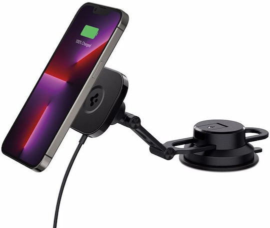 Spigen ITS35W-3 Gerätehalterung Auto mit MagSafe-Magnet & Kabellose Ladeleistung 15W Schwarze