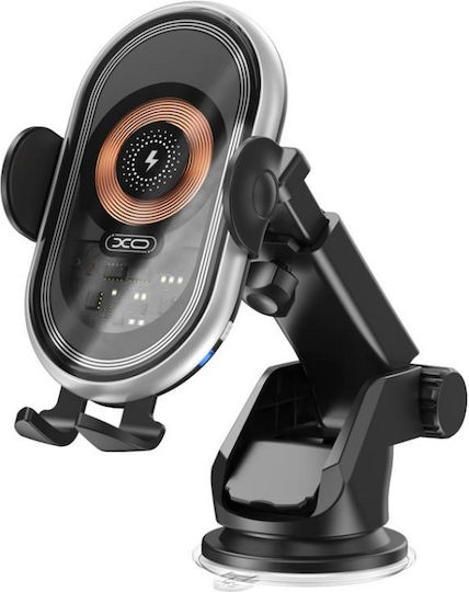 XO WX038 Βάση Κινητού 4.7" - 6.7" με Ασύρματη Φόρτιση 15W Μαύρη