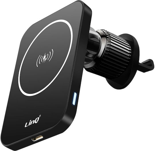 Linq Magsafe 15w Car Mount Vent Mount Led Indicator Black Linq Magsafe 15w Car Mount Vent Mount Led Indicator Black