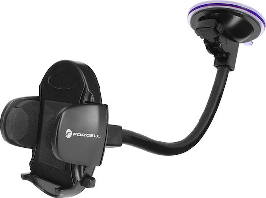 Suport telefon auto cu ventuză, braț lung 27cm Forcell negru Suport telefon auto cu ventuză, braț lung 27cm Forcell negru