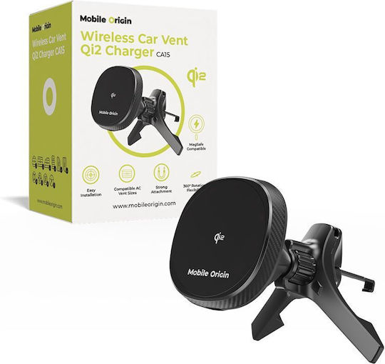 Mobile Origin Стойка за Телефон с Безжично Зареждане 15W MagSafe Черна Mobile Origin Стойка за Телефон с Безжично Зареждане 15W MagSafe Черна