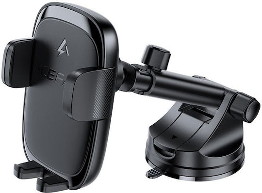 Acefast Gerätehalterung für Handys 4.7" - 6.9" mit Kabelloser Ladung 15W Schwarze Acefast Gerätehalterung für Handys 4.7" - 6.9" mit Kabelloser Ladung 15W Schwarze