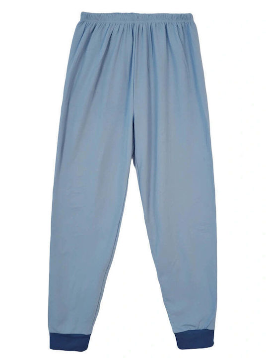 Ustyle Winter-Herrenpyjama Blau