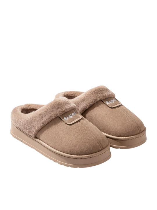Men's Brown Slippers