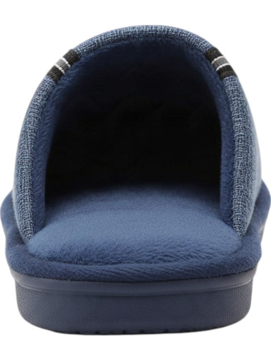 Blaue Herren Hausschuhe