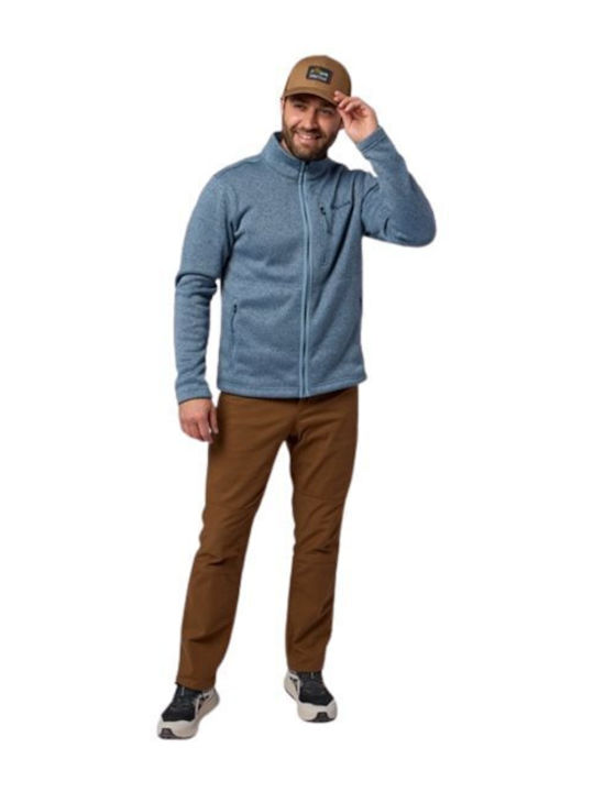 Drop Line Herren Fleecejacke Blau