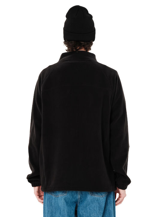 Jachetă Fleece Bărbați Neagră