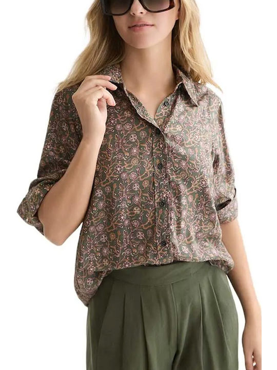 Scotch & Soda Cămașă de damă cu mânecă lungă Surreal Flower Thyme