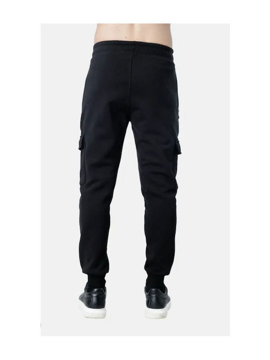 Herren Cargo-Hose Schwarz
