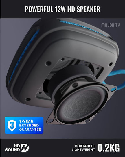 M1 Ηχείο Bluetooth 12W με Διάρκεια Μπαταρίας έως 70 ώρες Μαύρο