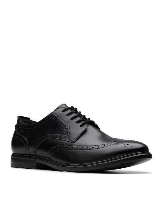 Banbury Tip Δερμάτινα Ανδρικά Oxfords Μαύρα