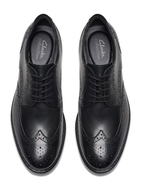 Banbury Tip Δερμάτινα Ανδρικά Oxfords Μαύρα