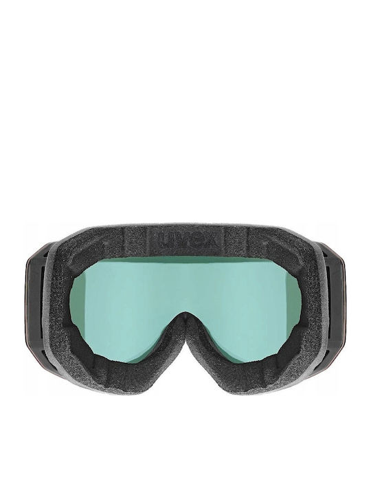 Evidnt Μάσκα Σκι & Snowboard Ενηλίκων Μαύρη με Φακό Μαύρο