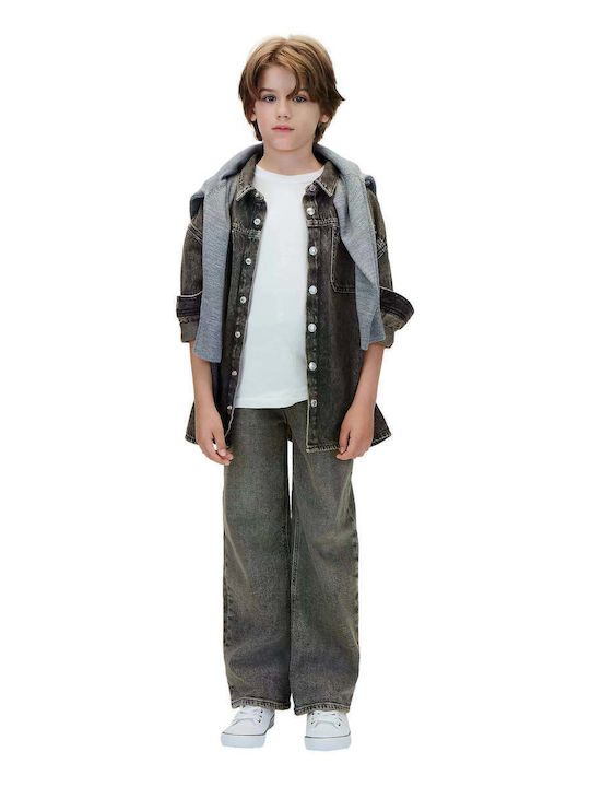 Skater Kids' Jeans Trousers Black