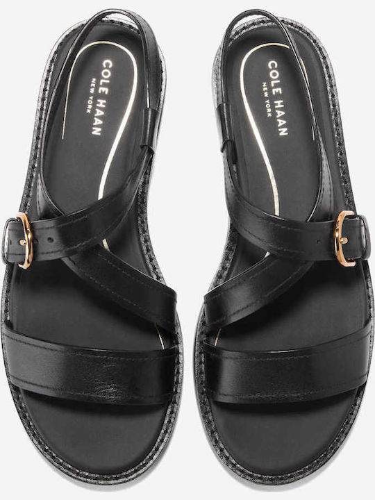 Kami Leather Women's Black Sandals