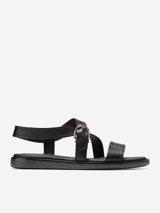 Kami Leather Women's Black Sandals