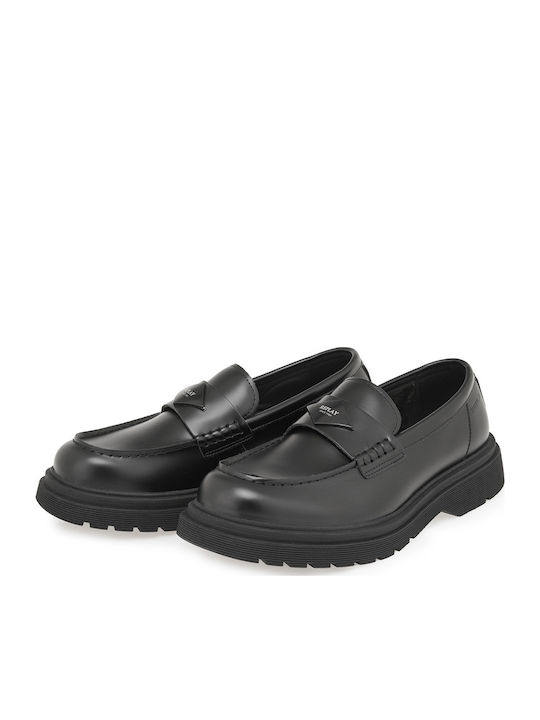 Pierce Leather Men's Loafers in Black