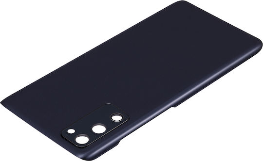 Capac Spate din Sticlă cu Lentilă pentru Cameră Samsung Galaxy S20 FE 5G Aftermarket Plus Albastru Marin Nuanța Norilor