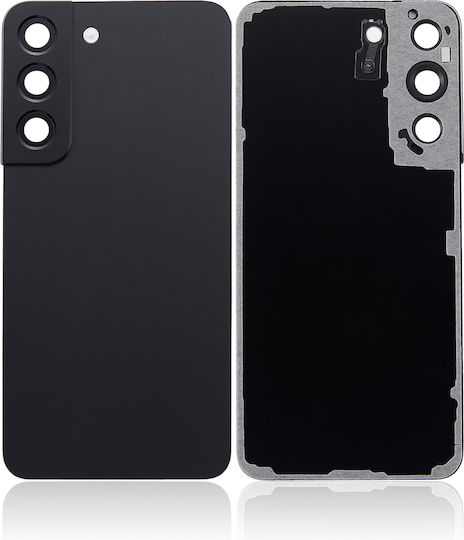 Back Cover Glass Camera Lens Samsung Galaxy S22 5g No Logo Aftermarket Plus Phantom Black