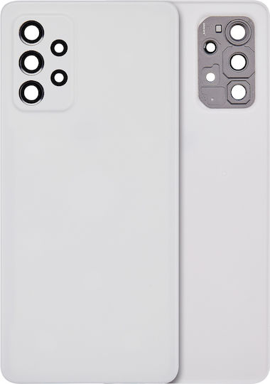 Back Cover Glass Samsung Galaxy A72 A725 2021 Aftermarket Plus Awesome White