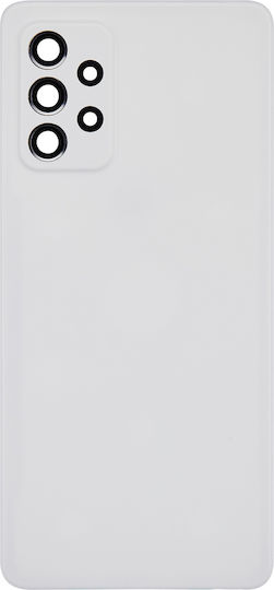 Back Cover Glass Samsung Galaxy A72 A725 2021 Aftermarket Plus Awesome White