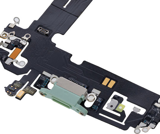 Лентов кабел за порт за зареждане iPhone 12 Aftermarket Plus Зелен