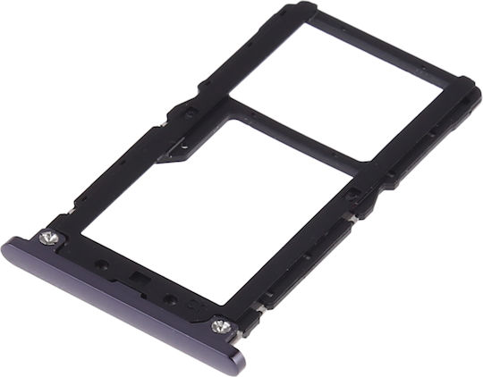 Dual Sim Card Tray Xiaomi Mi 8 Lite Midnight Black