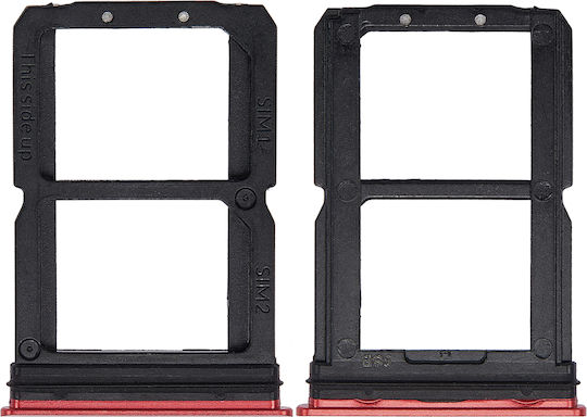 Sim Card Tray Oneplus 6 A6000 A6003 Amber Red