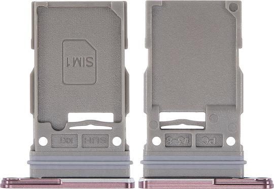 Single Sim Card Tray Samsung Galaxy S22 Ultra 5g Burgundy