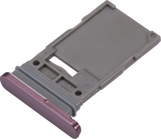 Single Sim Card Tray Samsung Galaxy S22 Ultra 5g Burgundy