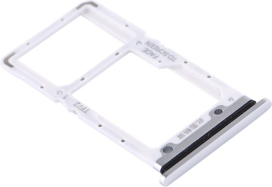 Dual Sim Card Tray Xiaomi Mi 9 Lite Cc9 Pearl White