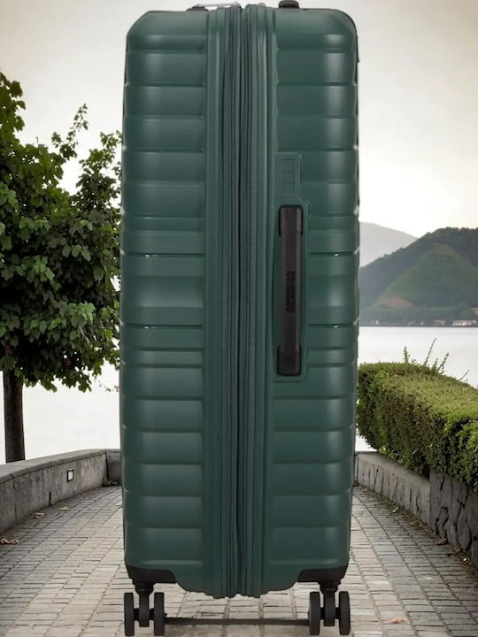 American Tourister Flytwist Large Hard Green Suitcase 78cm High
