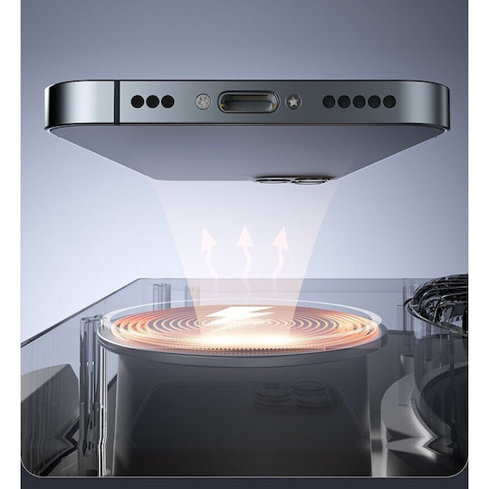 Ventilator 2 în 1 Flippy Cu Funcție De Încărcare Wireless A Telefonului, 100 De Trepte De Viteză, 2400 mAh, 5 V, 2 A, 25 x 16,5 x 24 cm, Bej