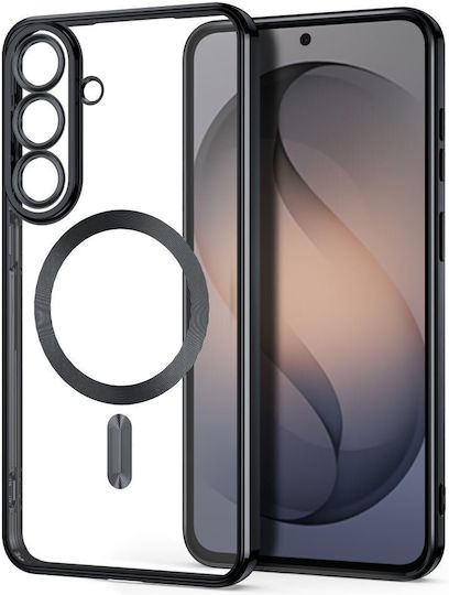 Tech-Protect Samsung Galaxy S26 FE Силиконов Калъф TPU MagSafe MagFlex Прозрачен Блестящ Черен