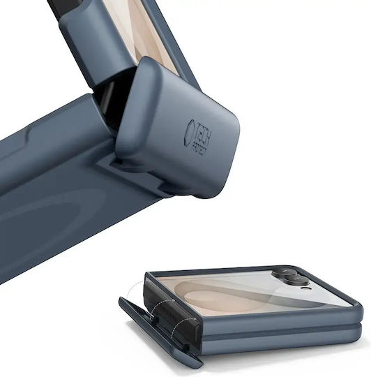 Tech‑protect Kevlar Aura MagSafe Hülle für Samsung Galaxy Z Flip 8 in Marineblau