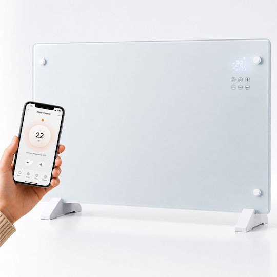 Extralink Convector de Perete 2000 W cu Termostat Electronic și WiFi Alb