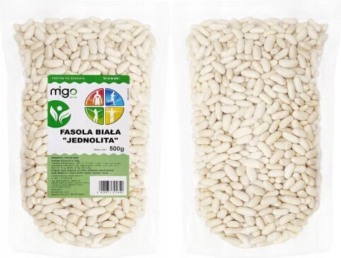 Fasole Albă Jednolita 500g Migogroup