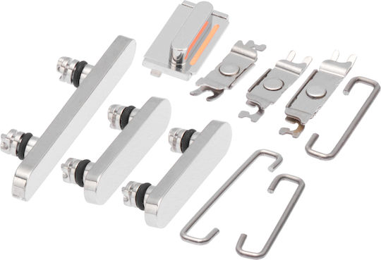 Hard Buttons Power Volume Switch Iphone 12 Pro 12 Pro Max Silver