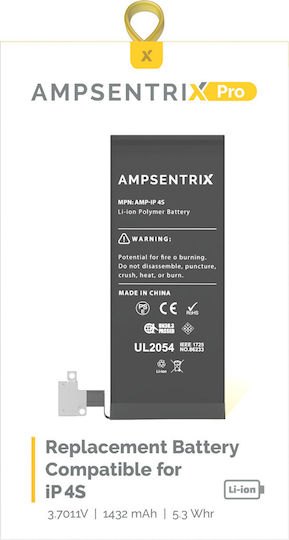 Baterie de Schimb iPhone 4s Ampsentrix Pro