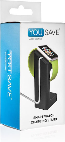 YouSave Accessories Стойка Черен (Apple Watch 38мм)