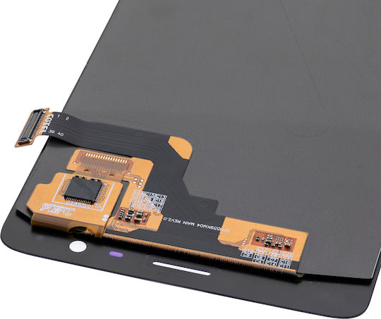 Ansamblu OLED fără ramă OnePlus 3 OnePlus 3T Aftermarket Plus Negru