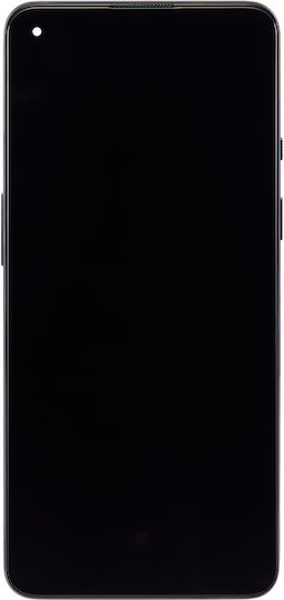 OLED-Displayeinheit mit Rahmen für OnePlus 9 US-Version Aftermarket Plus Astral Black